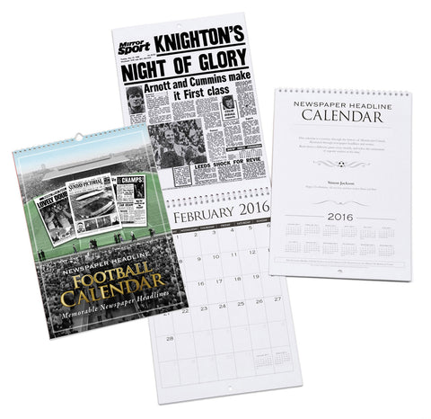 Sunderland FC A4 Calendar
