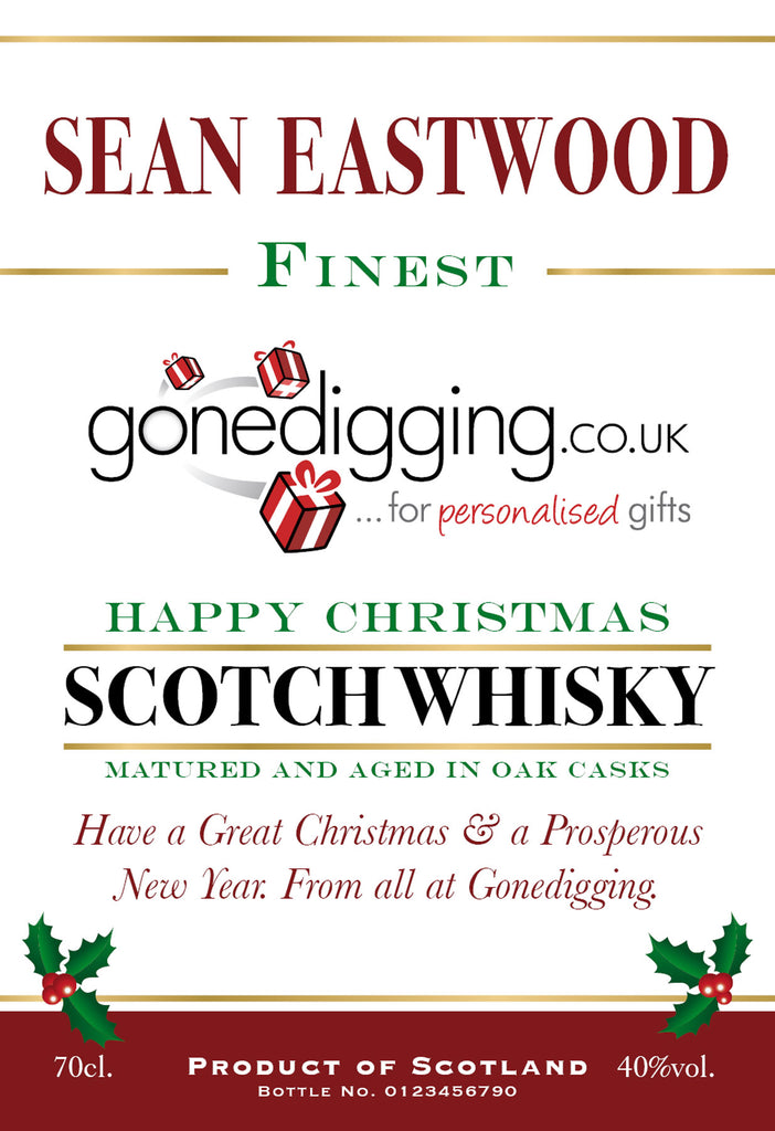 Corporate Christmas Blended Whisky in a Silk Lined Box