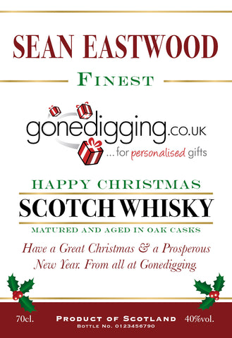 Corporate Christmas Blended Whisky in a Silk Lined Box