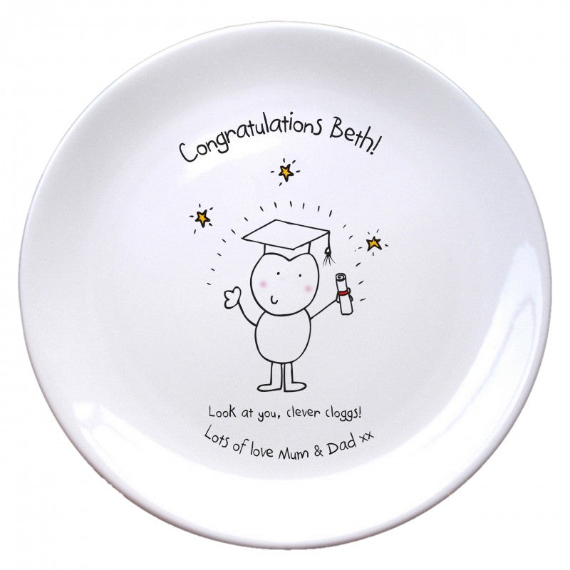 Chilli & Bubble's Graduation 8" Plate