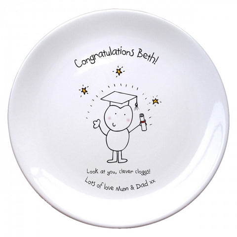 Chilli & Bubble's Graduation 8" Plate