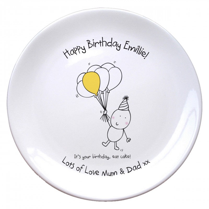 Chilli & Bubble's Birthday 8" Plate
