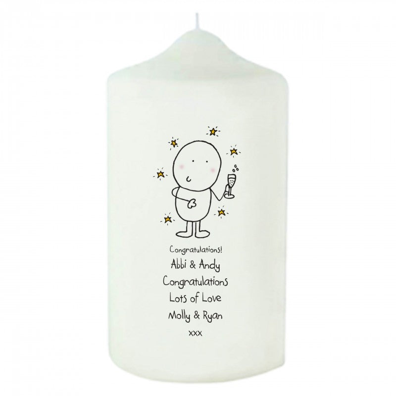 Chilli & Bubble's Congratulations Candle