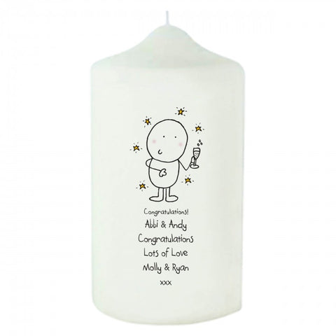 Chilli & Bubble's Congratulations Candle