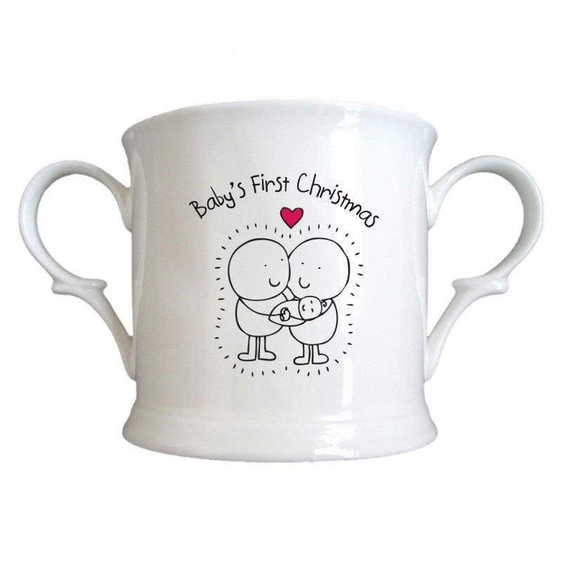 Chilli & Bubble's Baby's First Christmas Half Pint Tankard