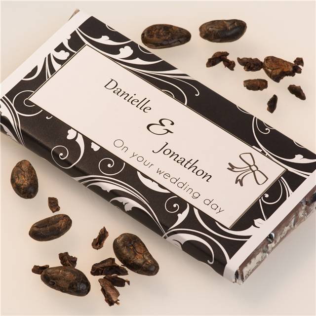 Personalised Wedding Day Chocolate Bar
