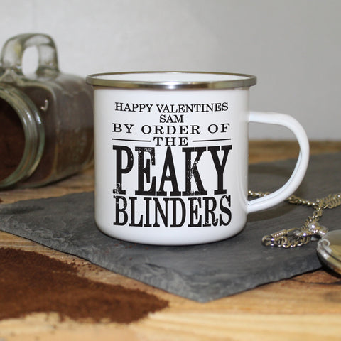 Peaky Blinders 'Happy Valentines' Enamel Mug