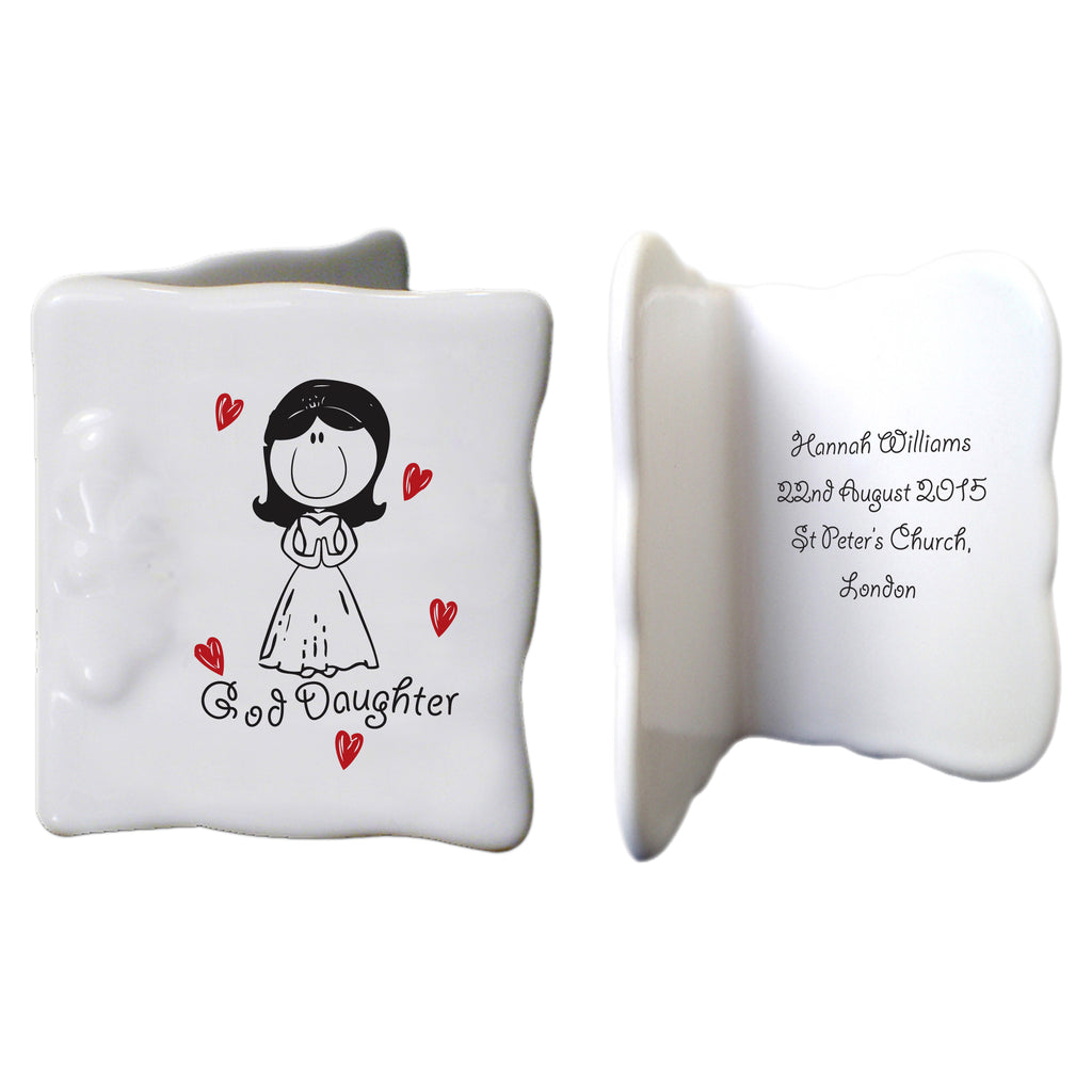 Graffiti God Daughter Bone China Message Card