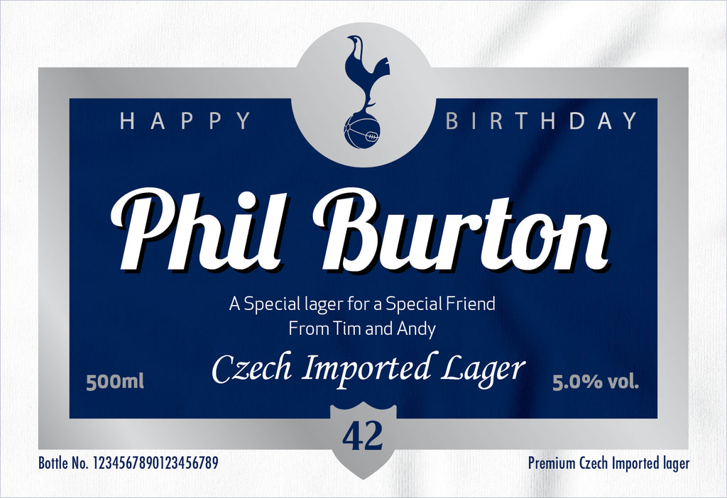 Spurs Birthday Lager