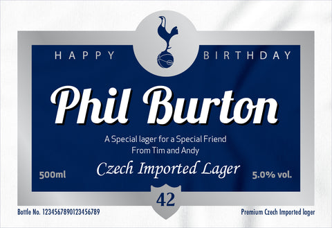 Spurs Birthday Lager