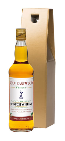 Spurs Christmas Blended Whisky in a Gold Gift Box