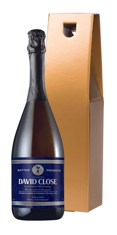 Spurs Blue Prosecco in a Gold Box