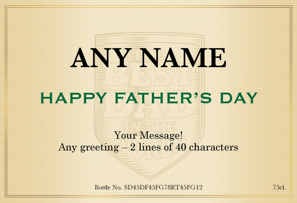 Father's Day Classic Labels for White Wine (Pack of 12)