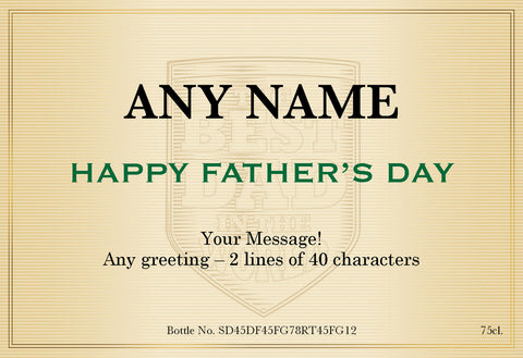 Father's Day Classic Labels for White Wine (Pack of 12)