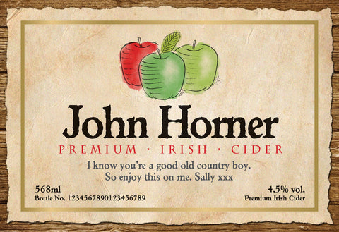 Modern Labels for Cider (Pack of 2)