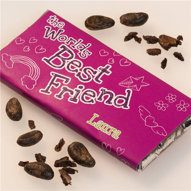 Personalised World’s Greatest Friend Chocolate Bar