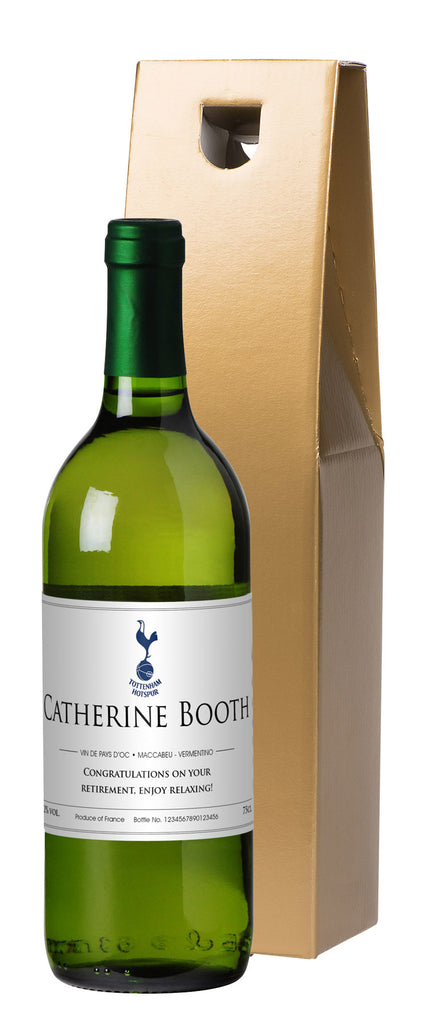 French VdP Spurs Classic White Wine in a Gold Box