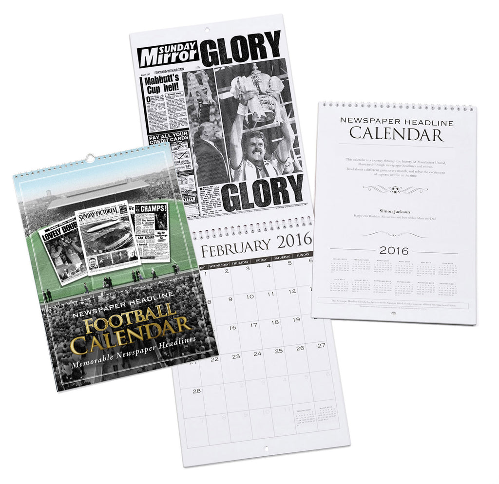 Coventry City A4 Calendar
