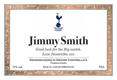 Spurs Framed Labels for Prosecco (Pack of 2)