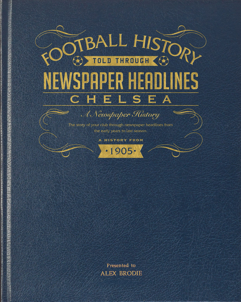 Blue Leather Football Books