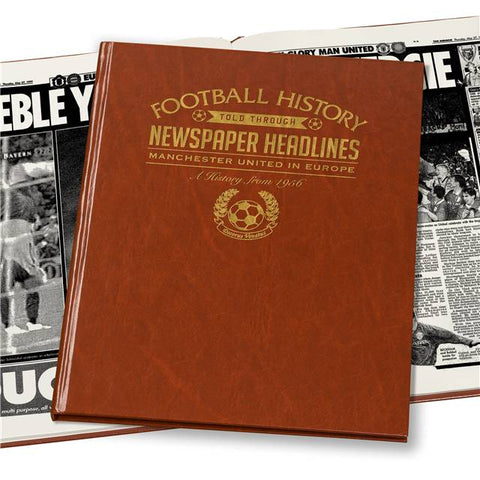Manchester Utd In Europe (Leatherette)