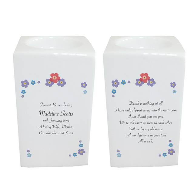 Forget Me Not Tea Light Holder
