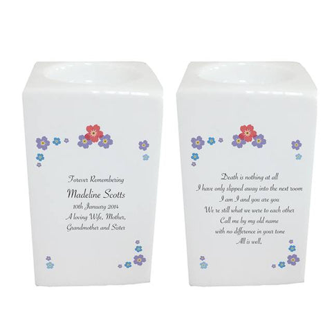 Forget Me Not Tea Light Holder
