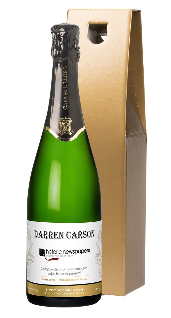 Corporate Traditional Cava in a Gold Box
