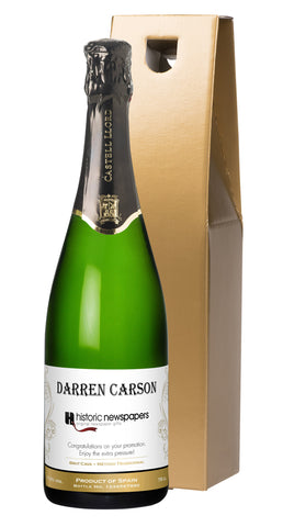 Corporate Traditional Cava in a Gold Box