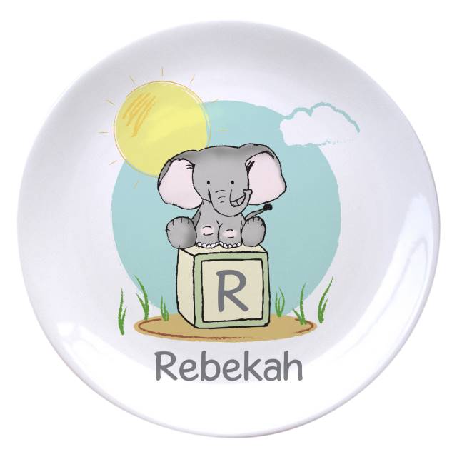 Elephant Safari 8 inch Plate