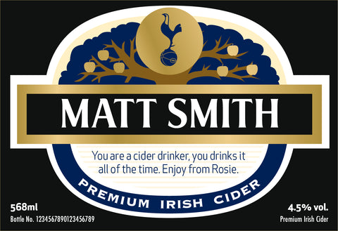 Spurs Traditional Labels for Cider (Pack of 2)