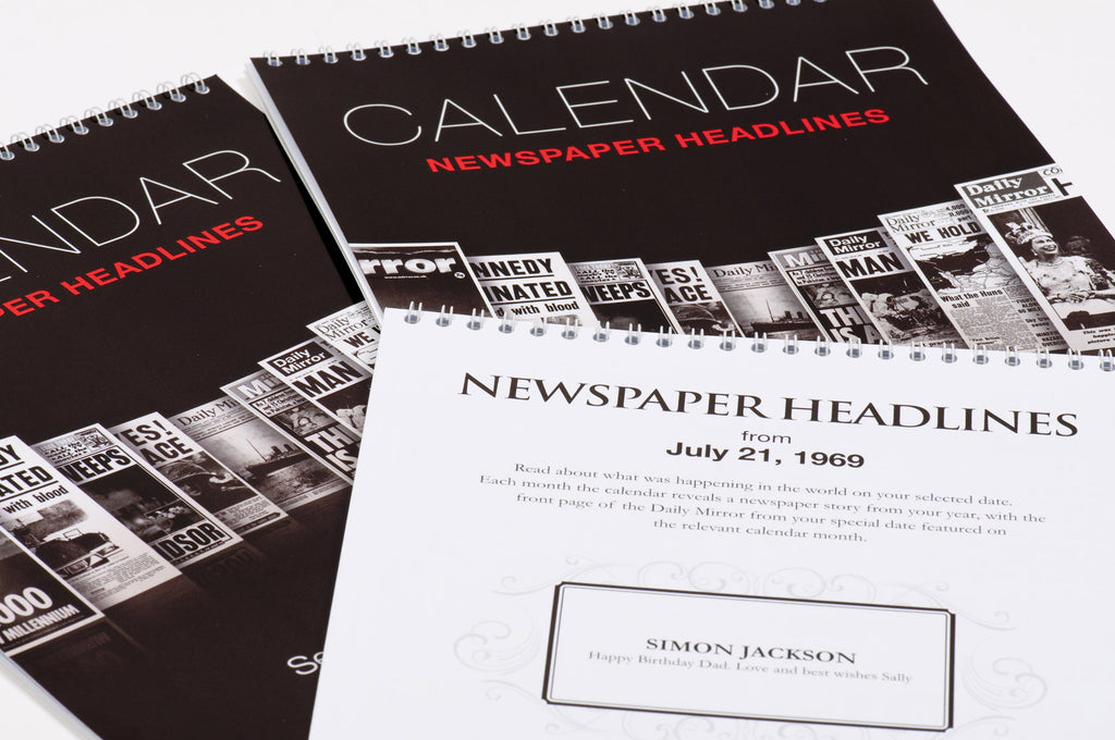 Newspaper Year Calendar