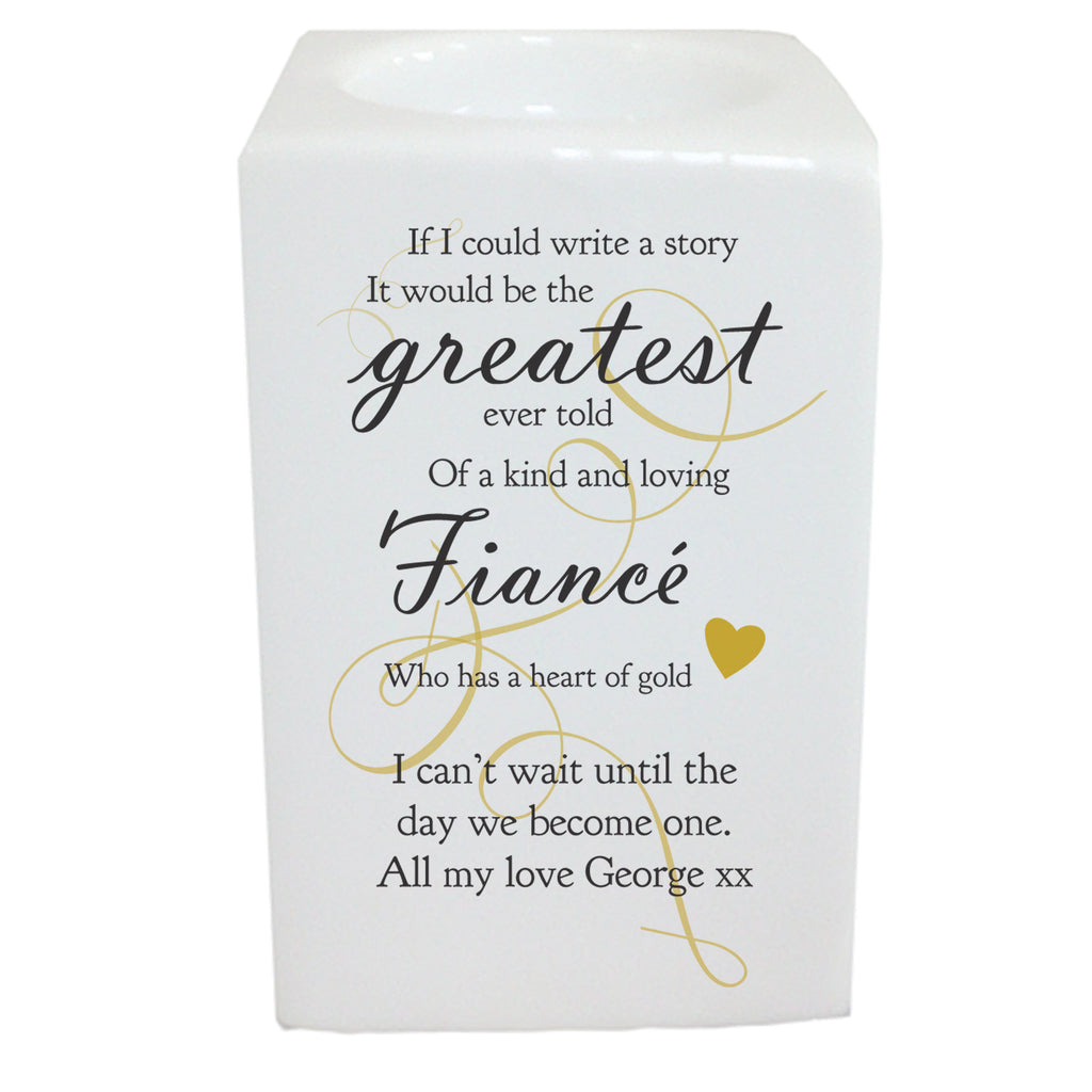 Greatest story square Tealight holder