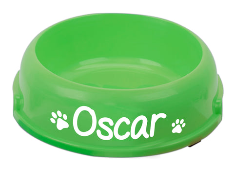 Single round feeding bowl Green
