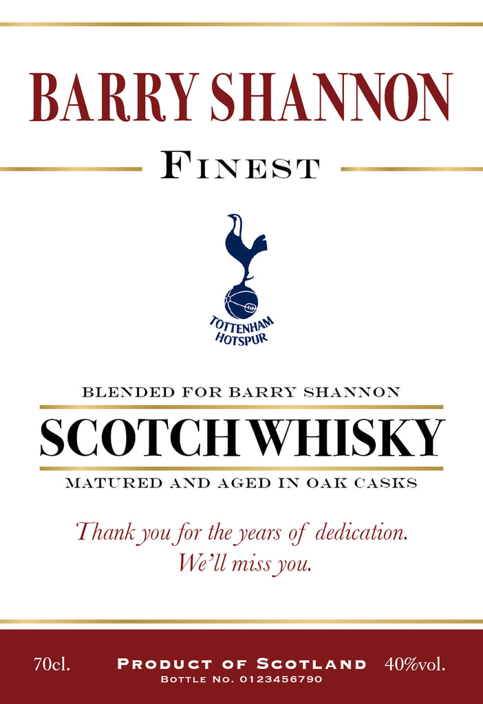 Spurs Traditional Labels for Blended Whisky