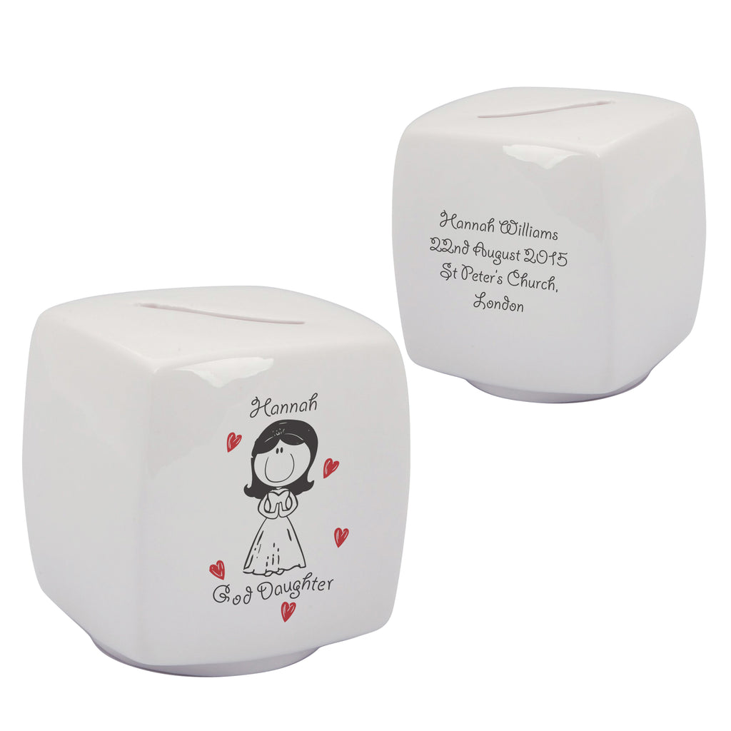 Graffiti Goddaughter Bone China Moneybox