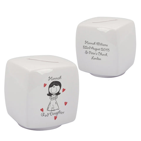 Graffiti Goddaughter Bone China Moneybox