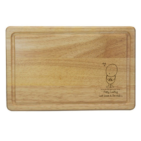Chilli & Bubble's Mother's Day Rectangle Wooden Chopping Board