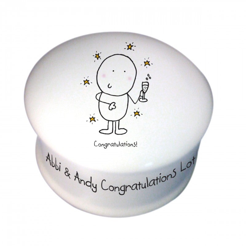 Chilli & Bubble's Congratulations Trinket Box