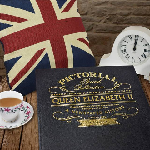 Queen Elizabeth Pictorial Edition Newspaper Book