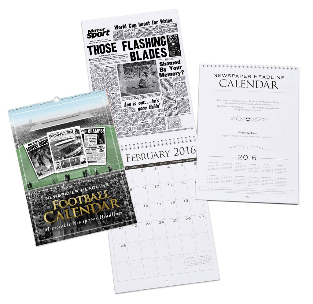 Sheffield United A4 Calendar