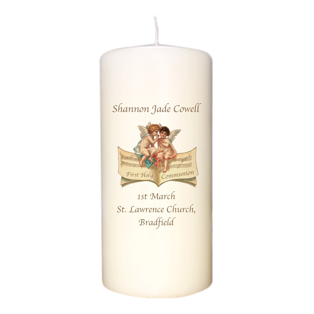Cherub Holy Communion Candle