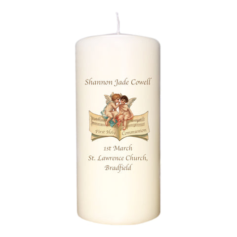 Cherub Holy Communion Candle