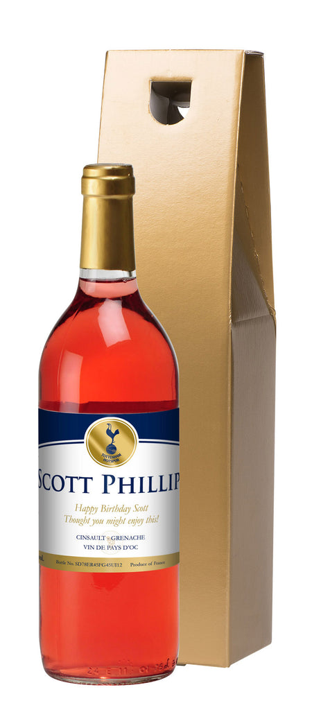 French AC Spurs Gold Rosé Wine in a Gold Box