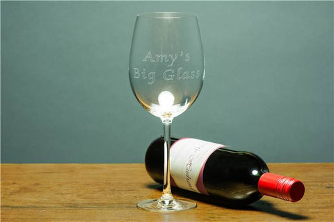 Bottle of Wine Glass