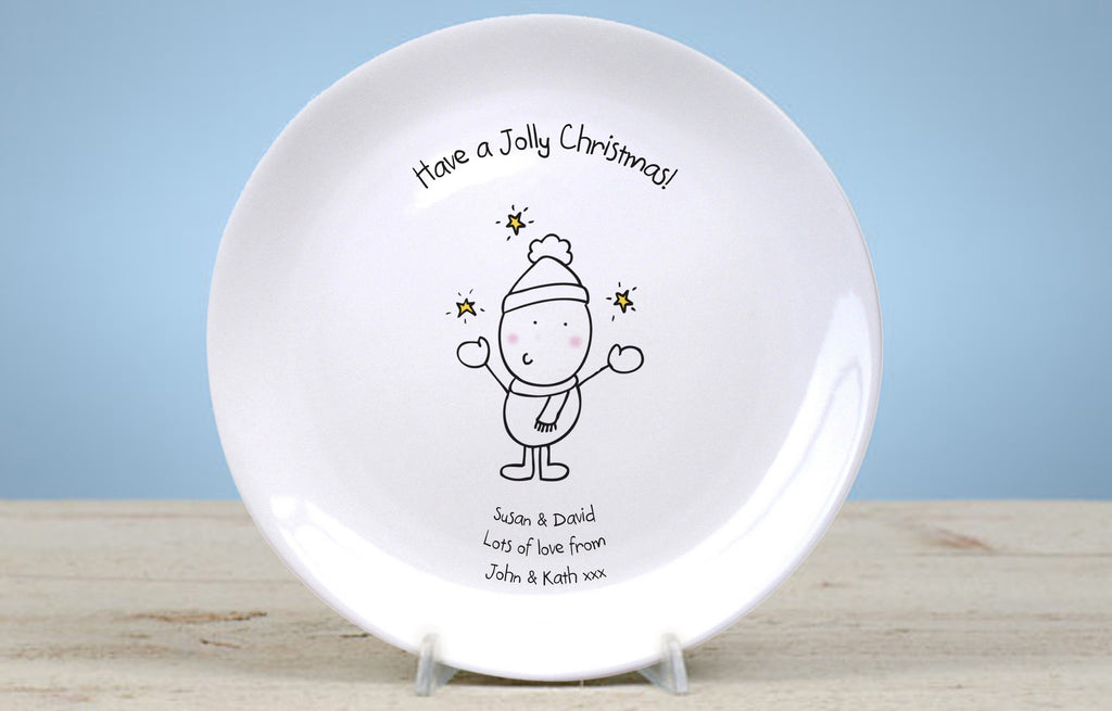 Chilli & Bubble's Jolly Christmas 8" Plate