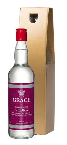 Butterfly Vodka in a Gold Gift Box
