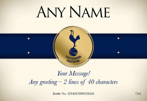 Spurs Blue Band Labels for White Wine