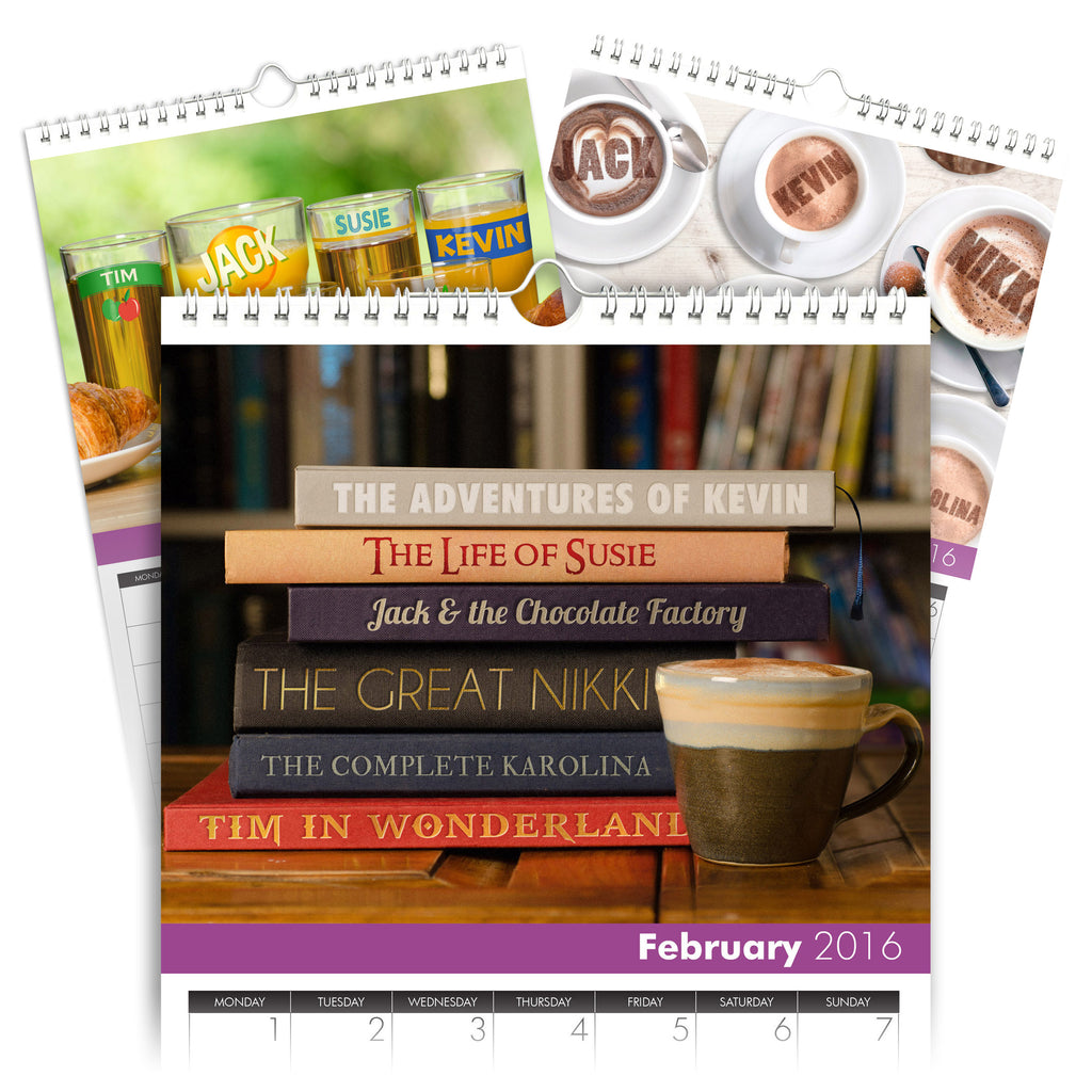 Family of 6 A3 Calendar