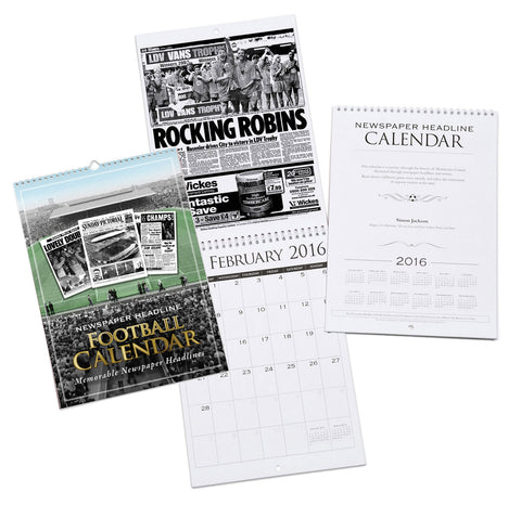 Bristol City A4 Calendar